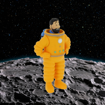 Tim und Struppi PVC Haddock im Raumanzug 8 cm